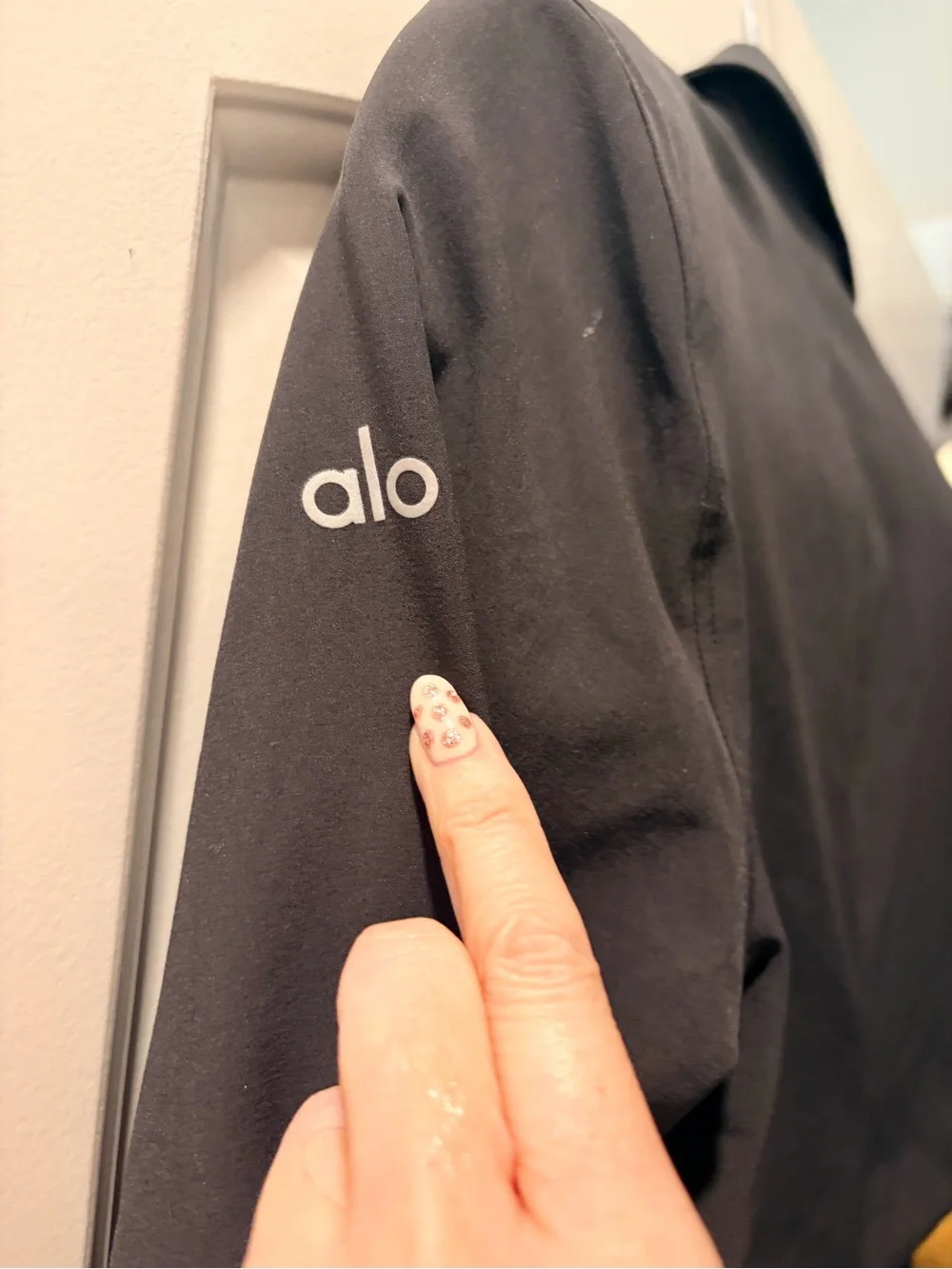 Alo Yoga Black Bolero Tie-Front Blazer
